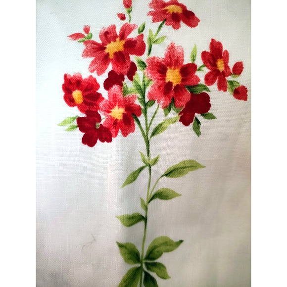 Talbots Linen Skirt Cottagecore Boho Glam Lined Floral Party Beach Casual 10P - Picture 9 of 12